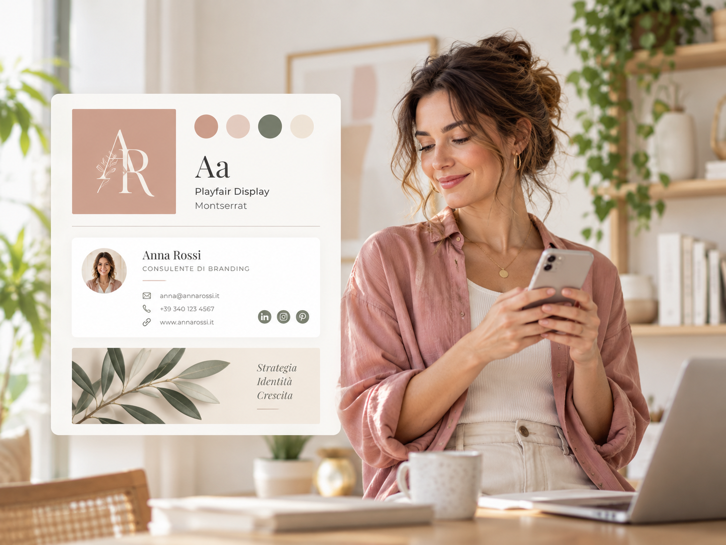 Identità visiva coordinata: palette colori, tipografia e comunicazione del brand