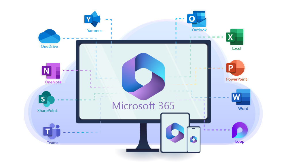 Microsoft 365 e applicazioni aziendali gestite da Utixo