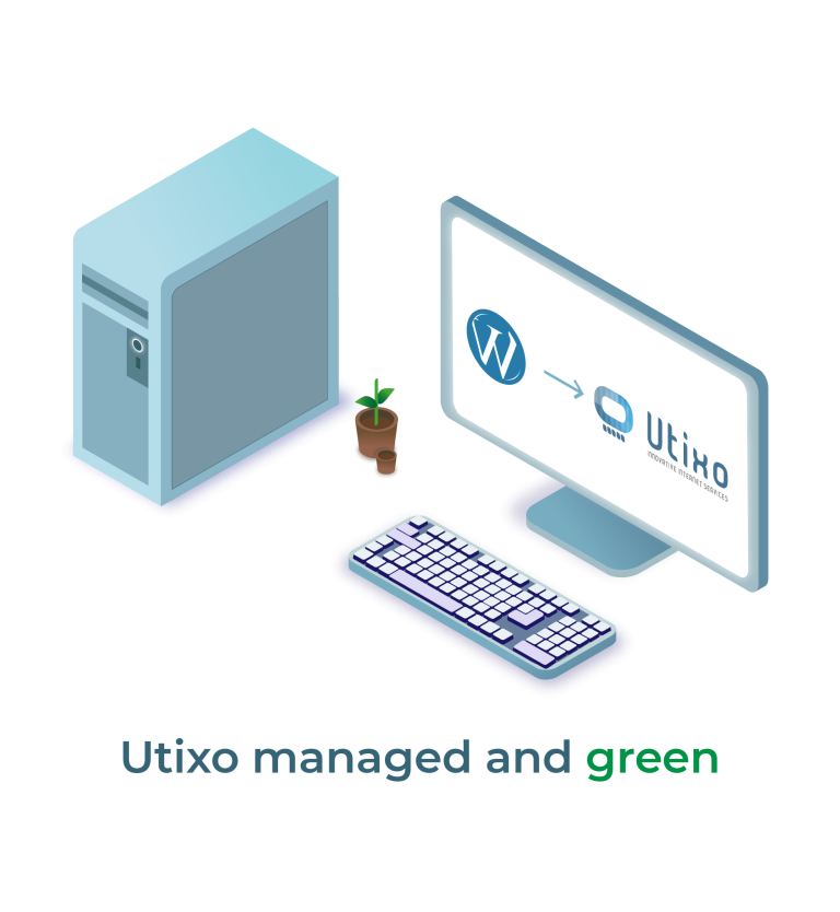 Illustrazione dedicata alla gestione e manutenzione WordPress